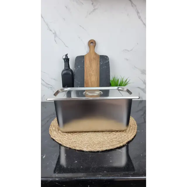 Емкость гастрономическая 33*18*15см с крышкой нерж.сталь BN-1062 ᐉ BN-1062 - - класная цена в ProPosud