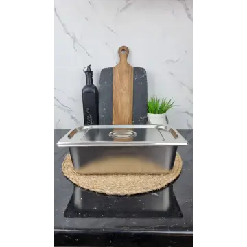 Емкость гастрономическая 33*18*10см с крышкой нерж.сталь BN-1065 ᐉ BN-1065 - - класная цена в ProPosud