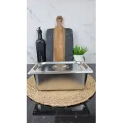 Емкость гастрономическая 27*17*10см с крышкой нерж.сталь BN-1066 ᐉ BN-1066 - - класная цена в ProPosud