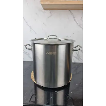 Кастрюля большая 25л 32*32см нерж.сталь BN-604 ᐉ BN-604 - - класная цена в ProPosud