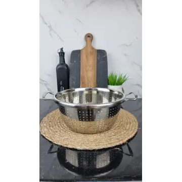 Дуршлаг 26см нерж.сталь 2 ручки BN-643 ᐉ BN-643 - - класная цена в ProPosud