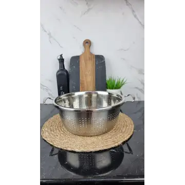 Дуршлаг 28см нерж.сталь 2 ручки BN-644 ᐉ BN-644 - - класная цена в ProPosud