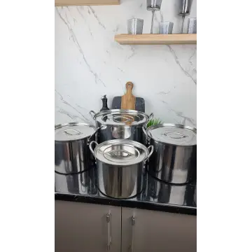 Набір каструль 8-пр. (7,5л 9,5л 13л 17л) нерж.сталь Stock Pot BN-289 ᐉ BN-289 - - класна ціна в ProPosud 2