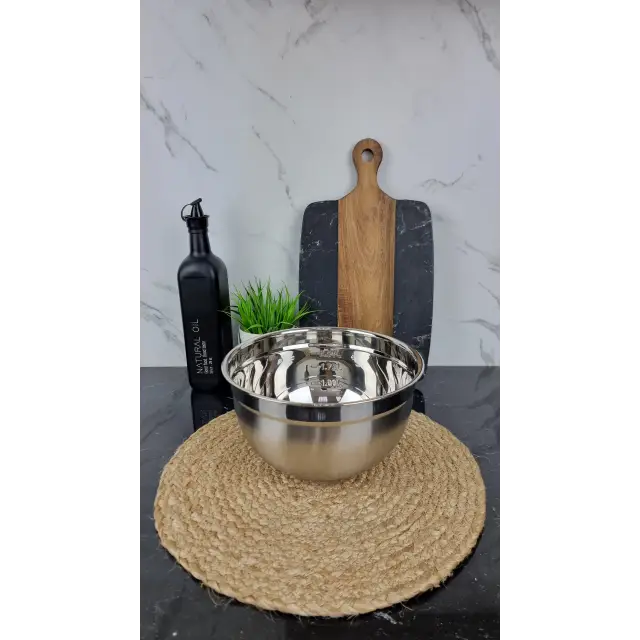 Миска глубокая 22см нерж.сталь мерная шкала BN-679 ᐉ BN-679 - - класная цена в ProPosud