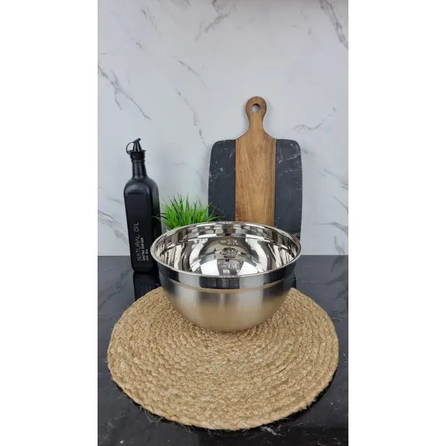 Миска глубокая 24см нерж.сталь мерная шкала BN-680 ᐉ BN-680 - - класная цена в ProPosud