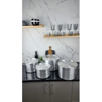 Набор алюм. кастрюль 8-пр. (24см 26см 30см 34см) BN-818 ᐉ BN-818 - - класная цена в ProPosud