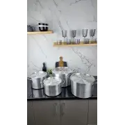 Набор алюм. кастрюль 8-пр. (24см 26см 30см 34см) BN-818 ᐉ BN-818 - - класная цена в ProPosud