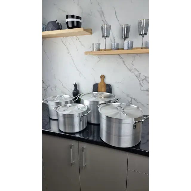 Набор алюм. кастрюль 8-пр. (24см 26см 30см 34см) BN-818 ᐉ BN-818 - - класная цена в ProPosud