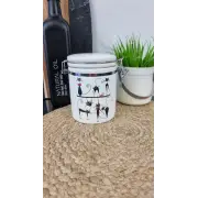 Черная кошка Емкость 750мл для сыпучих продуктов з замком 629-12