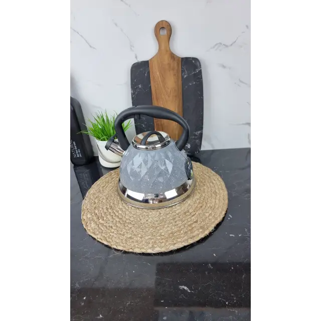 Чайник со свистком нерж.сталь HR-780-3 ᐉ HR-780-3 - - класная цена в ProPosud