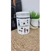 Чорна кішка Ємність 1,2л для сипучих продуктів з замком 631-12 ᐉ 631-12 - - класная цена в ProPosud