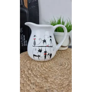 Чорна кішка Глечик 1,0л керамічний 2234-12 ᐉ 2234-12 - - класная цена в ProPosud