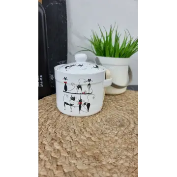 Чорна кішка Банка для меду 420мл з дерев'яною ложкою 2370-12 ᐉ 2370-12 - - класная цена в ProPosud