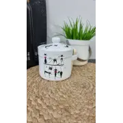 Чорна кішка Банка для меду 420мл з дерев'яною ложкою 2370-12 ᐉ 2370-12 - - класная цена в ProPosud