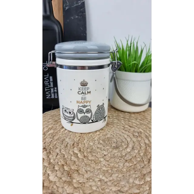 Совушки Ємність 900мл для сипучих продуктів з замком 631-18 ᐉ 631-18 - - класная цена в ProPosud