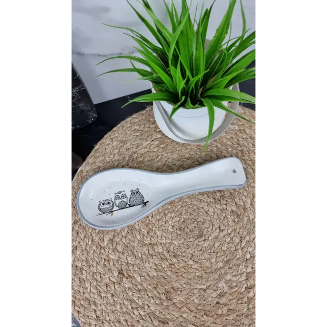 Сова Подставка под ложку 23*2,5 см 3653-18