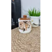 Роспись Банка для меда 400мл с деревянной ложкой 13*12см 700-04-19 ᐉ 700-04-19 - - класная цена в ProPosud