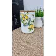 Лимоны Емкость 850мл для сыпучих продуктов бамбук крышка 700-14-22 ᐉ 700-14-22 - - класная цена в ProPosud