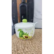 Авокадо Сахарница 450мл с ложкой 2242-21 ᐉ 2242-21 - - класная цена в ProPosud