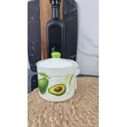 Авокадо Банка для меда 400мл с деревянной ложкой 2370-21 ᐉ 2370-21 - S&T - класная цена в ProPosud