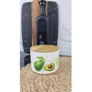 Авокадо Ємність 400мл для сипучих продуктів бамбук кришка 6026-21