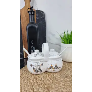 Boho style Банка для специй 2*200мл 15*8,5*12,5 с 2 ложками 6023-20 ᐉ 6023-20 - S&T - класная цена в ProPosud
