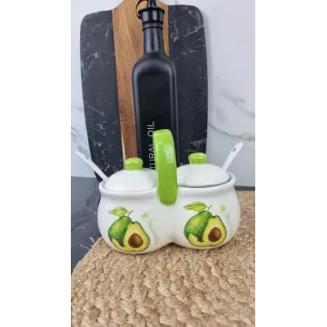 Авокадо Банка для спецій 2*200мл з 2 ложками 6023-21 ᐉ 6023-21 - S&T - класная цена в ProPosud