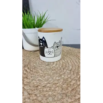 Мурчики Сахарница 330мл с ложкой и бамбук крышкой 6024-19 ᐉ 6024-19 - - класная цена в ProPosud