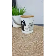 Мурчики Сахарница 330мл с ложкой и бамбук крышкой 6024-19 ᐉ 6024-19 - - класная цена в ProPosud