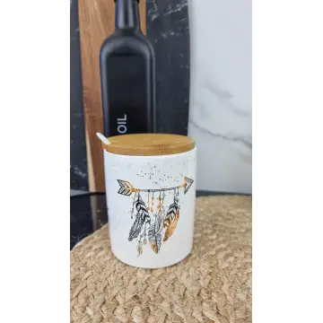 Boho style Сахарница 320мл с ложкой и бамбук. крышкой 6024-20 ᐉ 6024-20 - S&T - класная цена в ProPosud