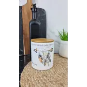 Boho style Емкость для сыпучих 600мл бамбук крышка 6027-20 ᐉ 6027-20 - S&T - класная цена в ProPosud