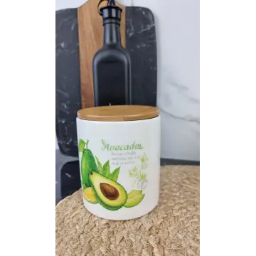 Авокадо Ємність 700мл для сипучих продуктів бамбук кришка 6027-21 ᐉ 6027-21 - S&T - класная цена в ProPosud