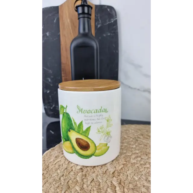 Авокадо Емкость 700мл для сыпучих продуктов бамбук крышка 6027-21 ᐉ 6027-21 - S&T - класная цена в ProPosud