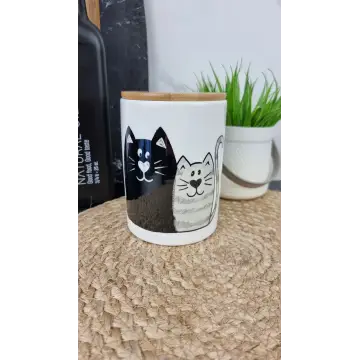 Мурчики Ємність 850мл для сипучих продуктів бамбук кришка 6028-19 ᐉ 6028-19 - - класна ціна в ProPosud