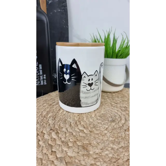 Мурчики Емкость 850мл для сыпучих продуктов бамбук. крышка 6028-19 ᐉ 6028-19 - - класная цена в ProPosud