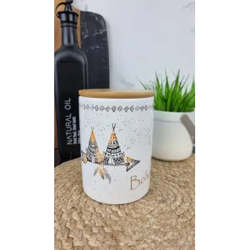 Boho style Емкость для сыпучих 740мл бамбук крышка 6028-20 ᐉ 6028-20 - S&T - класная цена в ProPosud