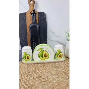 Авокадо Набор для соли и перца с салфетницей на керам. подставке 6912-21 ᐉ 6912-21 - S&T - класная цена в ProPosud
