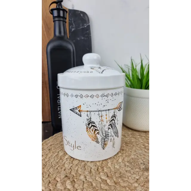 Boho style Ємність для сипучих 920мл 6923-20 ᐉ 6923-20 - S&T - класна ціна в ProPosud
