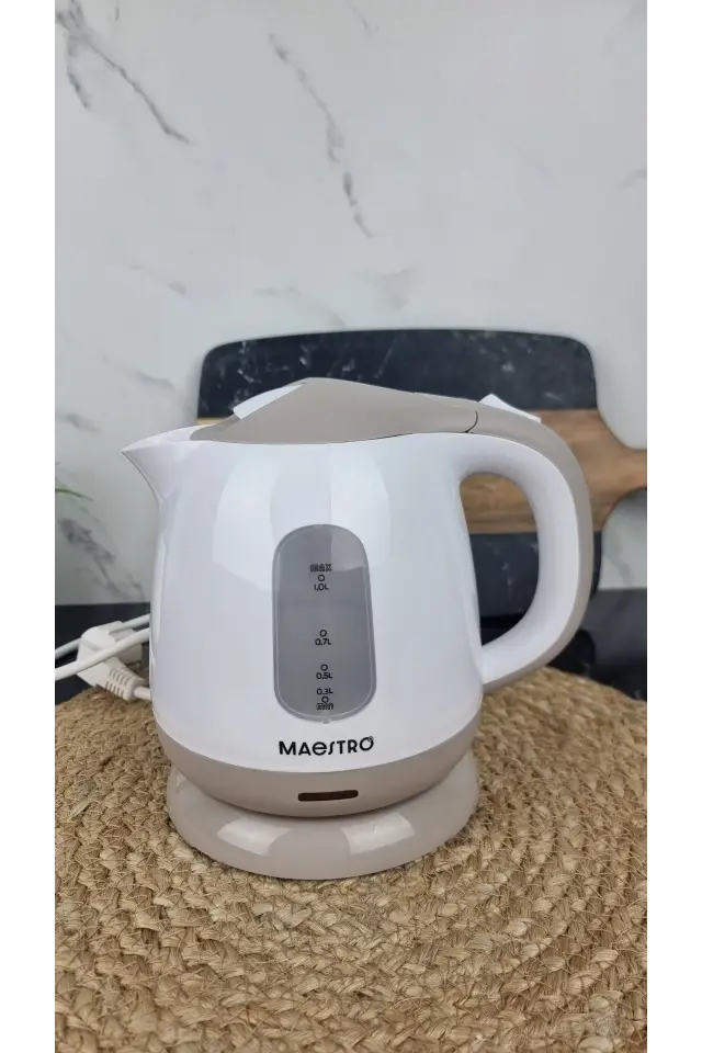 Электрочайник 1,0л 1100Вт пластик Beige MR-012 ᐉ MR-012 Beige - - класная цена в ProPosud