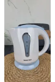 Електрочайник 1,0л 1000Вт пластик Blue MR-028 ᐉ MR-028 Blue - - класна ціна в ProPosud