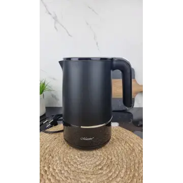 Электрочайник 1,7л 1800Вт пластик Black MR-037 ᐉ MR-037 Black - - класная цена в ProPosud