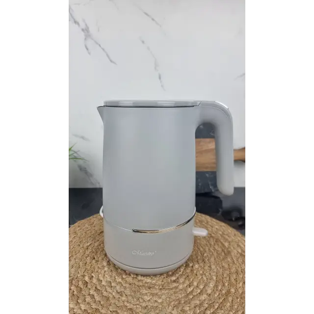 Электрочайник 1,7л 1800Вт пластик Grey MR-037 ᐉ MR-037 Grey - - класная цена в ProPosud