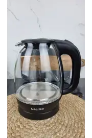 Электрочайник 1,7л 2200Вт стекло Black MR-063 ᐉ MR-063 Black - Maestro - класная цена в ProPosud