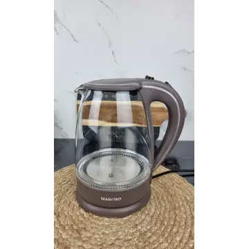 Электрочайник 1,7л 2000Вт стекло Brown MR-064 ᐉ MR-064 Brown - - класная цена в ProPosud