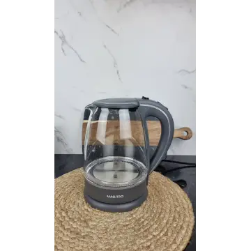 Электрочайник 1,7л 2000Вт стекло Grey MR-064 ᐉ MR-064 Grey - - класная цена в ProPosud