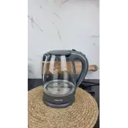 Электрочайник 1,7л 2000Вт стекло Grey MR-064 ᐉ MR-064 Grey - - класная цена в ProPosud