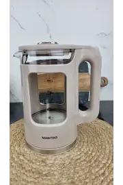 Электрочайник 1,7л 2200Вт стекло Beige MR-065 ᐉ MR-065 Beige - - класная цена в ProPosud