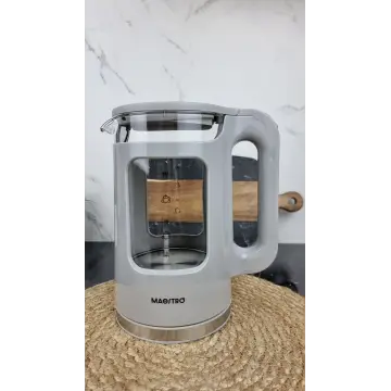 Электрочайник 1,7л 2200Вт стекло Grey MR-065 ᐉ MR-065 Grey - - класная цена в ProPosud