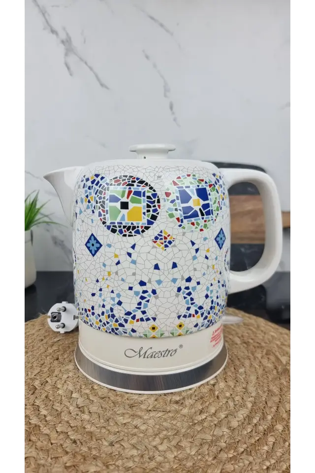 Электрочайник 1,5л 1200Вт керамика Mosaic MR-068 ᐉ MR-068 Mosaic - - класная цена в ProPosud