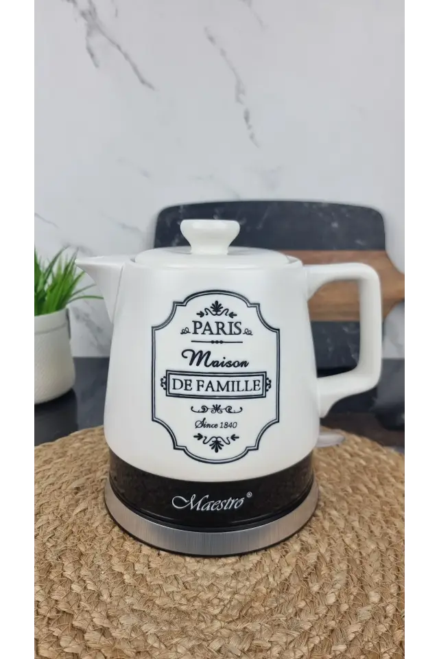 Электрочайник 1,0л 1000Вт керамика Paris Maison MR-072 ᐉ MR-072 Paris Maison - - класная цена в ProPosud